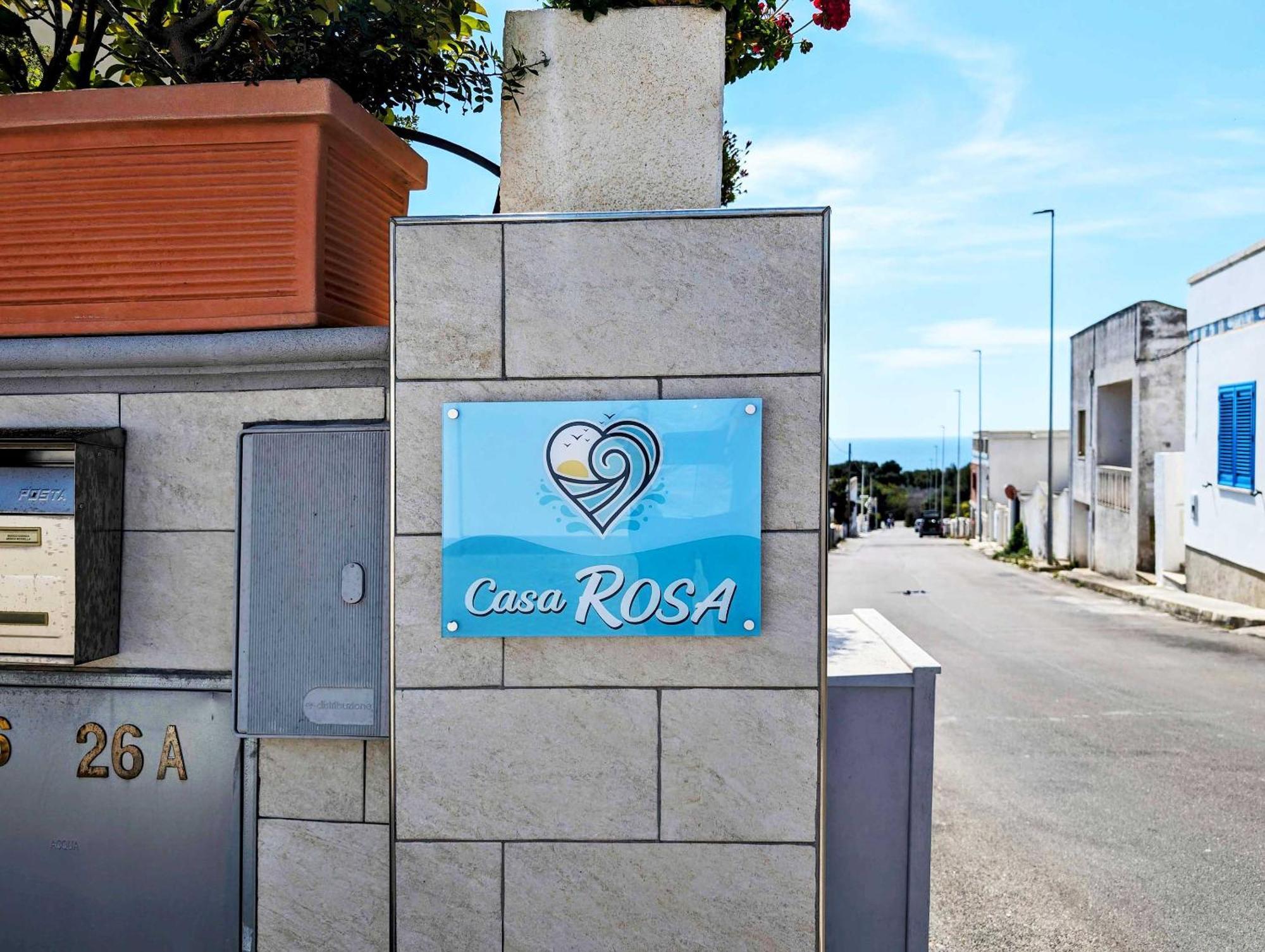 Oikia Vacanze S Cesarea Casa Rosa Su Santa Cesarea Terme Ngoại thất bức ảnh